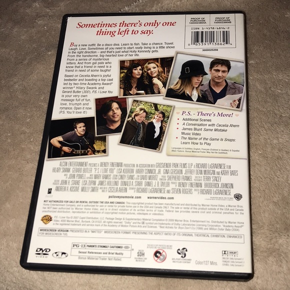 P.S. I Love You DVD 💕 - Picture 2 of 3